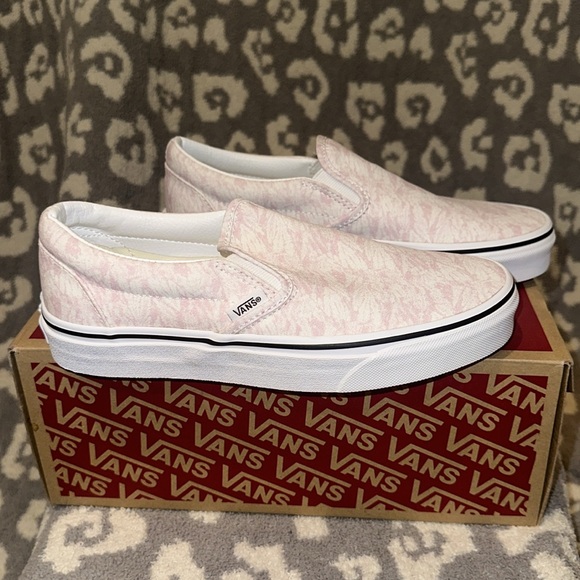 Vans Classic Slip-On Sneakers Washes Cradle Pink/True White New 😍 - Picture 7 of 17